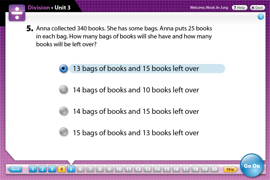 mSkills Division Problem