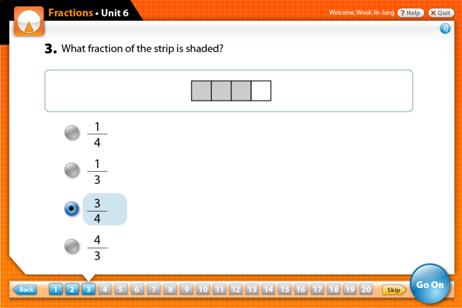 mSkills Fraction Problem