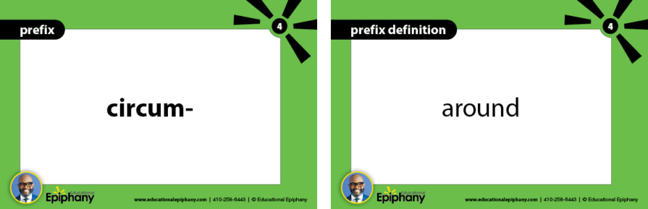 Educational Epiphany Literacy Kit: Prefix Card