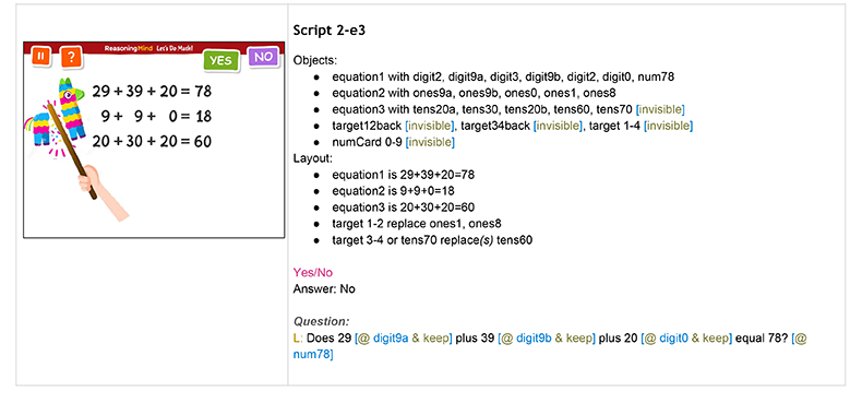 Blueprint Math Pinata Script