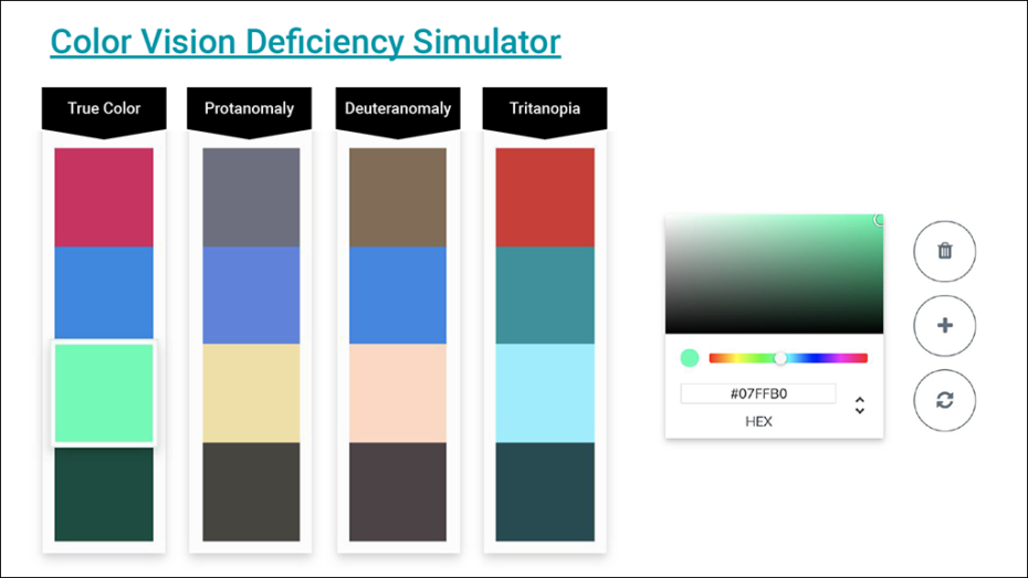 Color Vision Deficiency (CVD) Simulator
