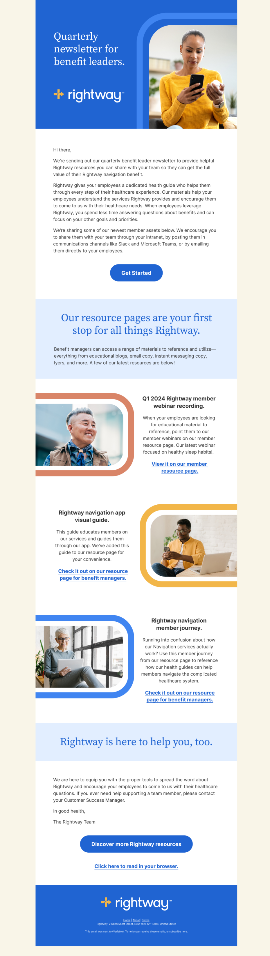 Rightway Benefit Manager Email Concept 2