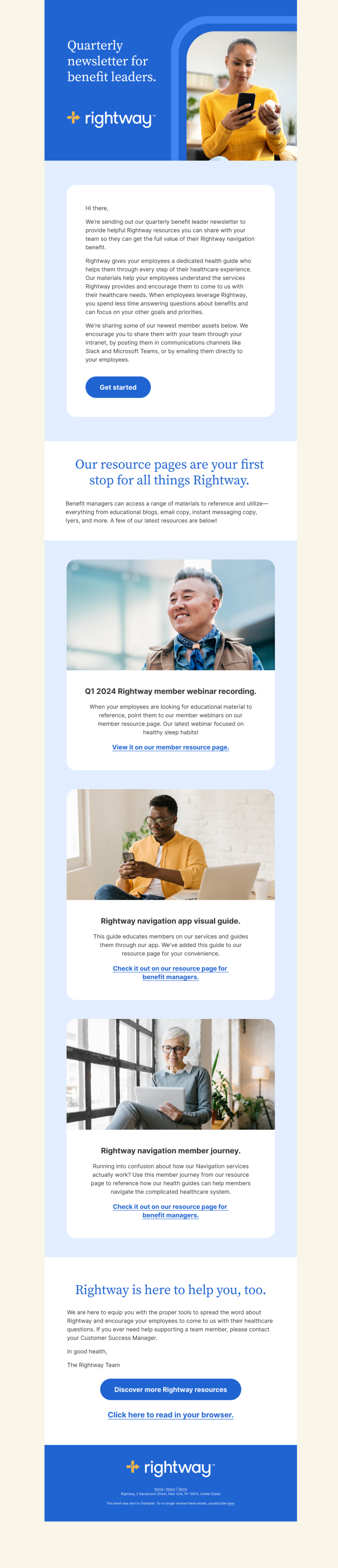 Rightway Benefit Manager Email Concept 3