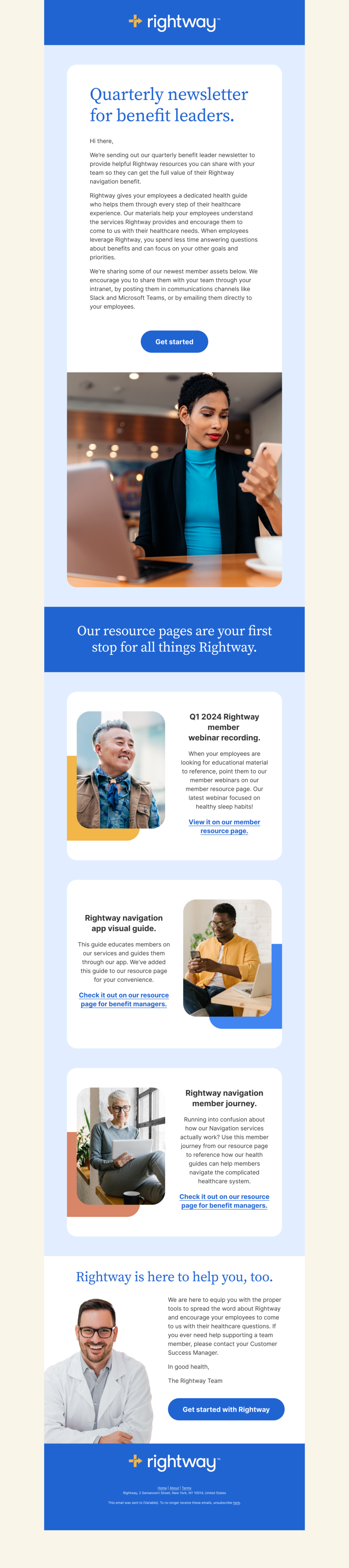 Rightway Benefit Manager Email Concept 1