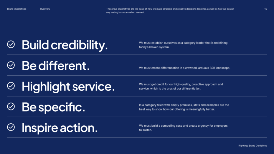 Rightway_Brand Guidelines Brand Imperatives
