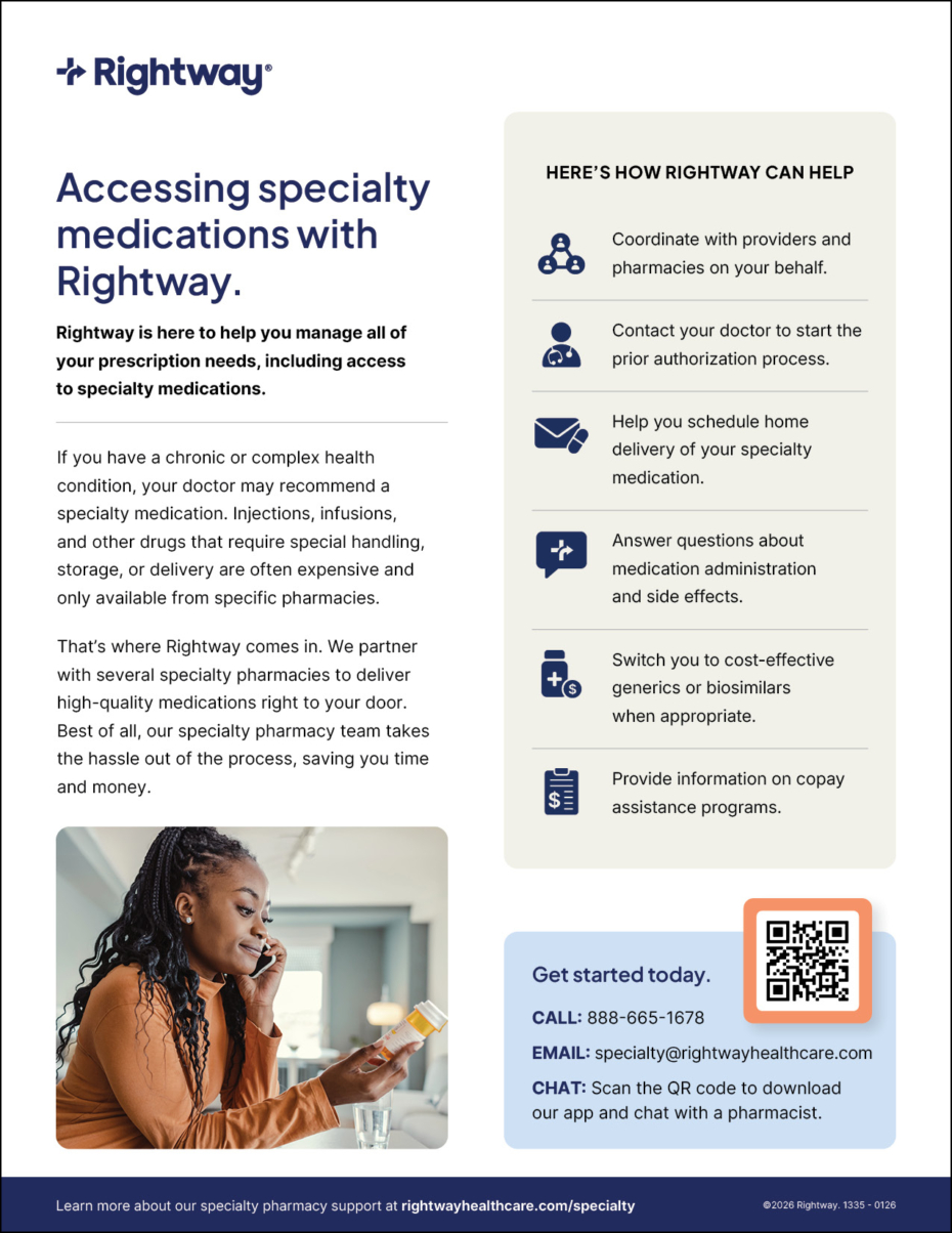 Rightway Member Marketing Specialty Pharmacy Overview