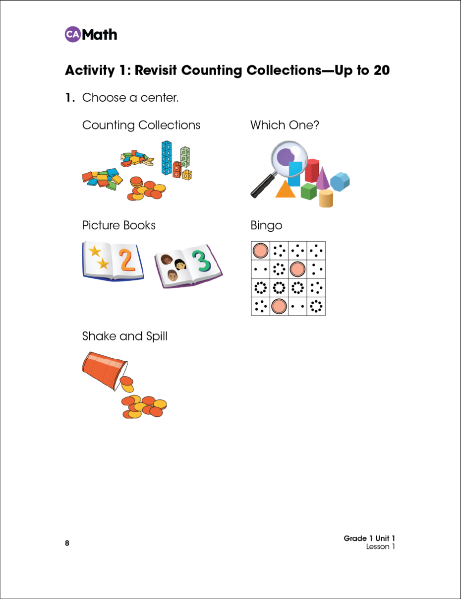 Centers Activity Before Redesign